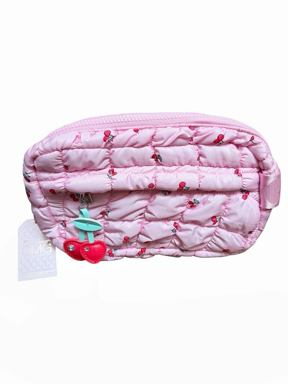 MISS GWEN’S OMG Accessories Cotton Candy Cosmetic Bag Pink & Red NWT